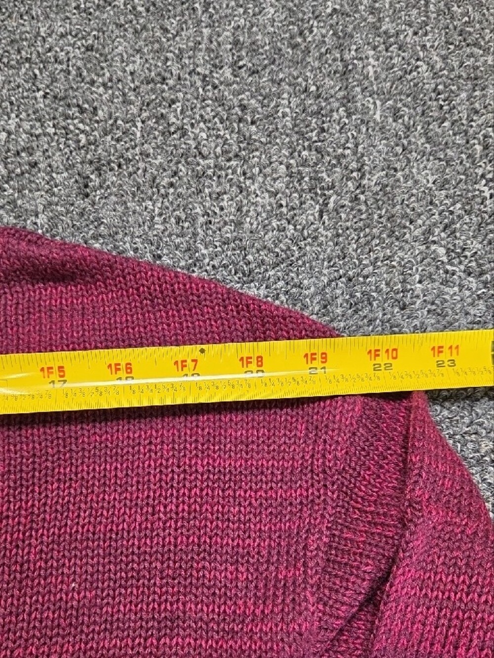 Matty M Raspberry Knit Turtleneck Sweater - Picture 3 of 6